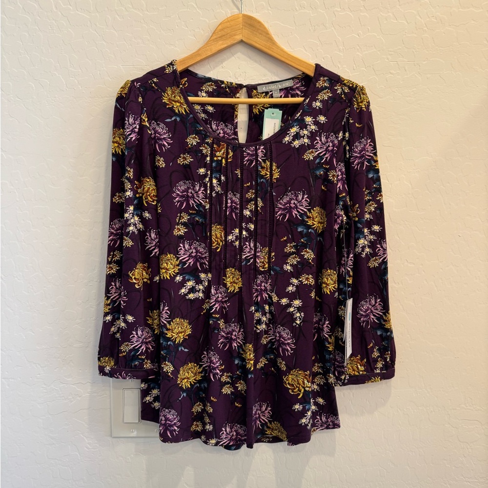 NWT “Stitch Fix Exclusive” Daniel Rainn Multicolor Floral Blouse | Size M